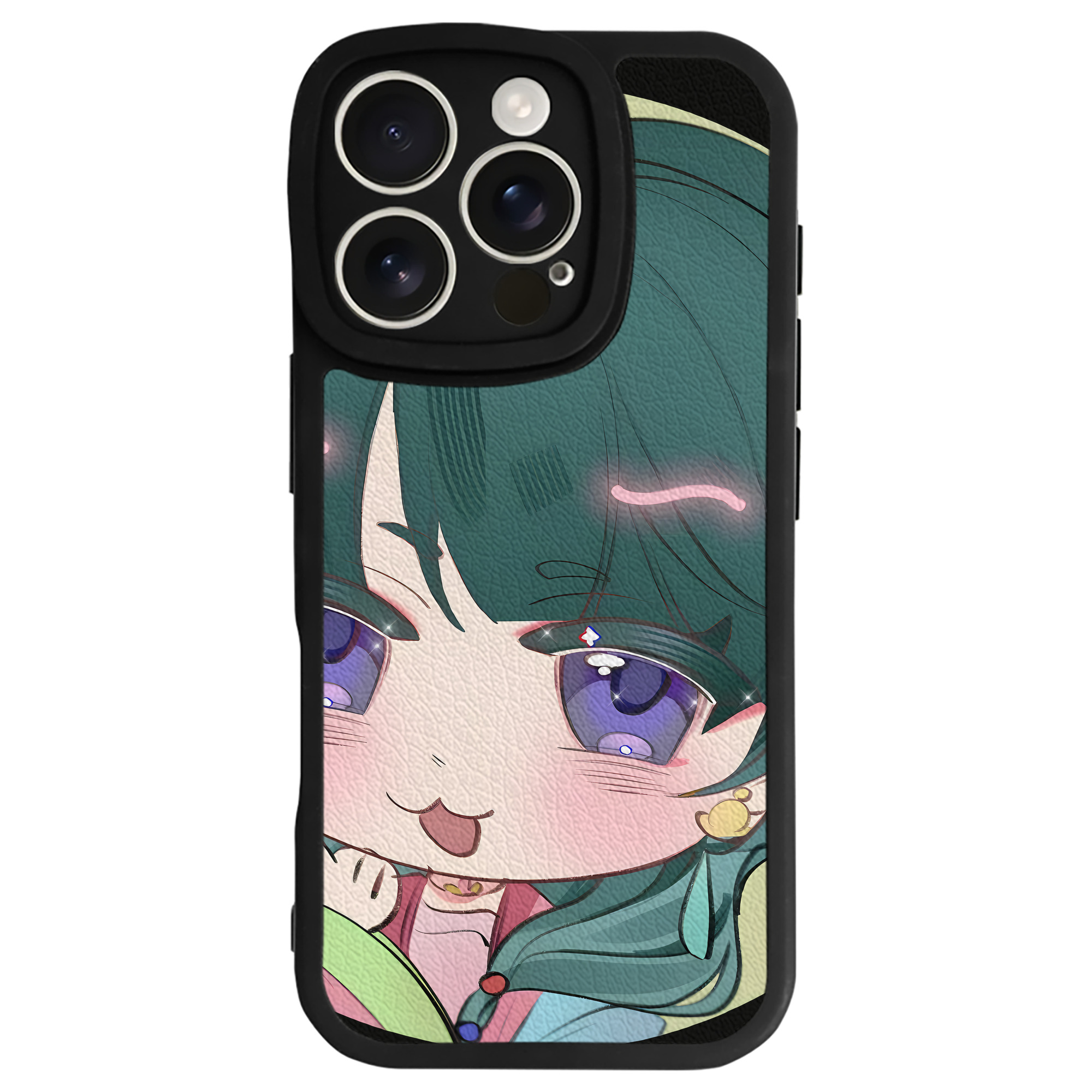 （画像用） 薬屋のひとりごと The Apothecary Diaries 【iPhone 16シリーズ対応】シリコンスマホケース（レザー調） 材質：シリコン